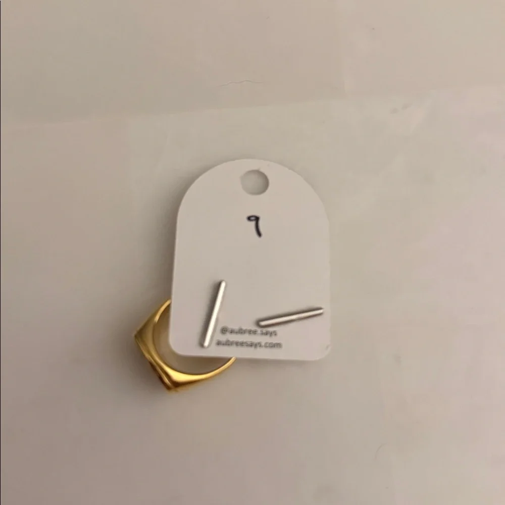 GOLD PEARL RING - Picture 4 of 4